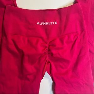Alphabete Amplify Legging in Pink
